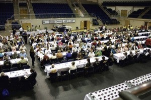 A Heroes Banquet was held Friday evening at Georgia Southwestern State University to honor the former POWs and the MIA families. This is all part of The Ride Home 2015.