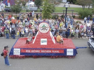 Miss Historic Southern Plains has a special place in the parade every year. 