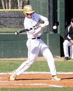 ATR File Photo:   Southland’s Parker Weldon takes a mighty swing during a 2016 contest in Americus. Weldon was named All-Region honorable mention for his role on the Raiders’ baseball team during the 2016 season.