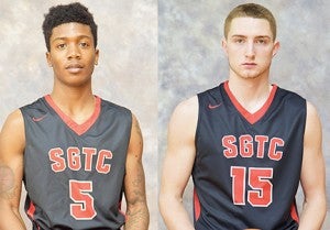Submitted by South Georgia Technical College:   Rico Simmons (5) and Pat Welch (15) are the two JETS returning for the 2016-17 basketball season at South Georgia Technical College.