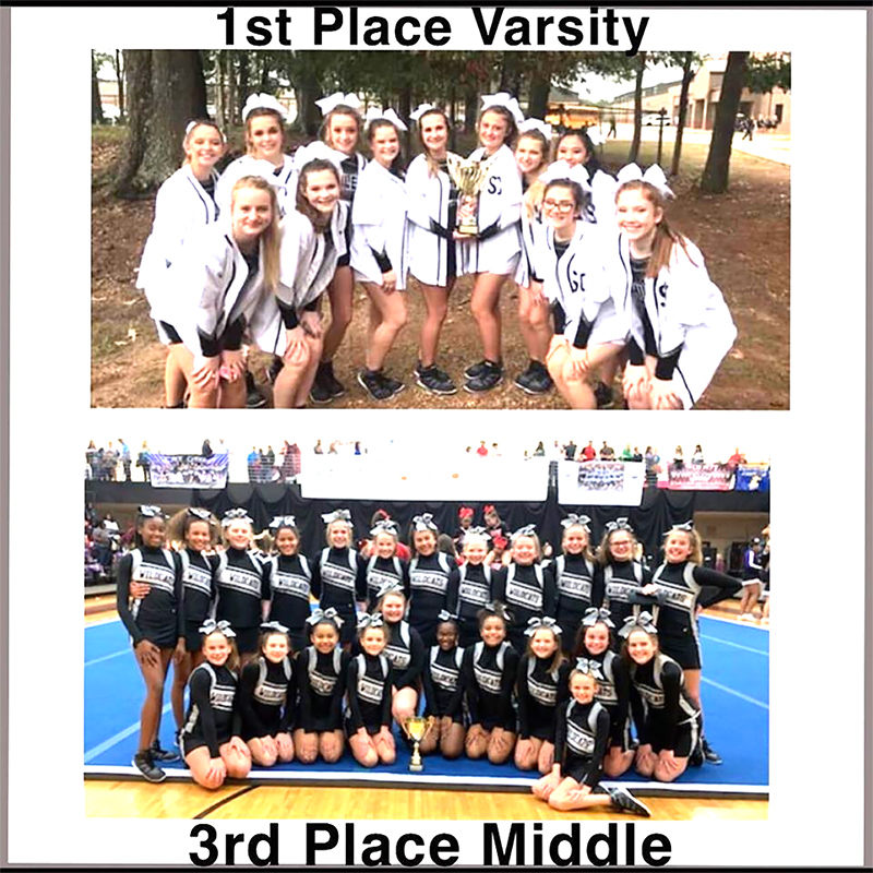 Schley County High School and Middle School cheerleaders bring home