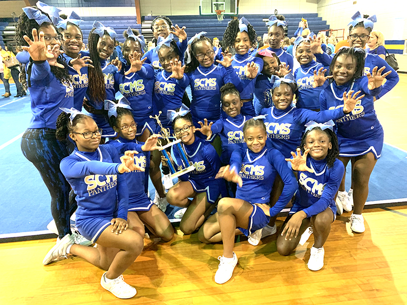 SCMS cheerleaders place third in Deep South Conference Championship