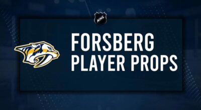 Filip Forsberg Player Prop Bets for the Predators vs. Panthers Game - February 25